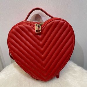 Red Heart Shaped Backpack